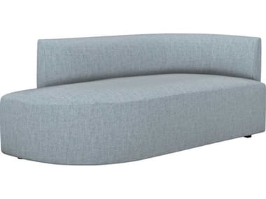 Interlude Home Martine 72" Marsh Gray Fabric Upholstered Chaise IL19904050