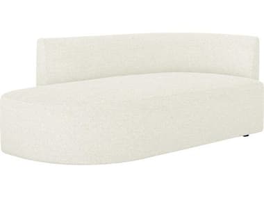 Interlude Home Martine 72" Foam White Fabric Upholstered Chaise IL19904055
