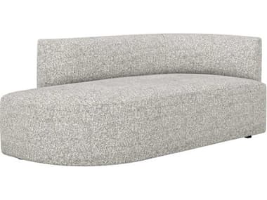 Interlude Home Martine 72" Breeze Gray Fabric Upholstered Chaise IL19904056