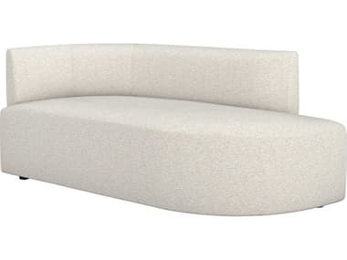 Interlude Home Martine 72" Drift Beige Fabric Upholstered Chaise IL19904151