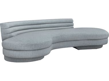 Interlude Home Sutton 97" Marsh Gray Fabric Upholstered Sofa IL19904550