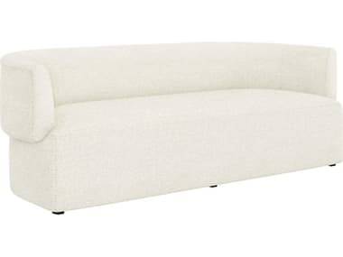 Interlude Home Martine 94" Foam White Fabric Upholstered Sofa IL19904855