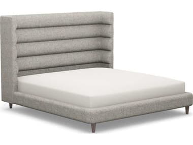 Interlude Home Ornette Gray Upholstered King Platform Bed IL19950216