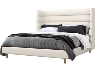 Interlude Home Ornette Pearl Icy Grey Wood California King Platform Bed IL1995061