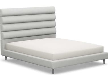 Interlude Home Channel Gray Upholstered California King Platform Bed IL19950712