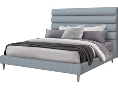 Interlude Home Channel Marsh Light Grey Solid Wood Queen Platform Bed IL19951150