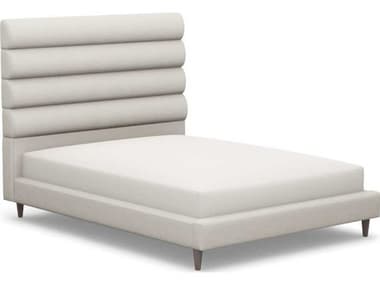 Interlude Home Channel Beige Upholstered Queen Platform Bed IL1995117