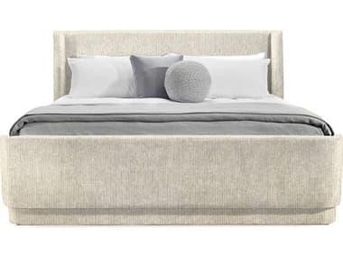 Interlude Home Kaia Aria Sand Beige Upholstered King Panel Bed IL199945