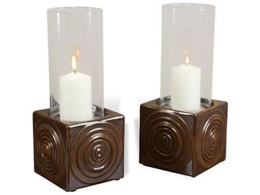 Interlude Home Josef Sepia Metallic Candle Holder IL518097