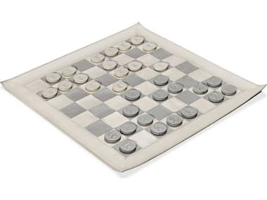 Interlude Home Grayson Ivory / Light Grey Chess Board IL998053