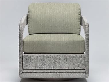Interlude Home Harbour Swivel 27" Green Fabric Accent Chair ILW149962110