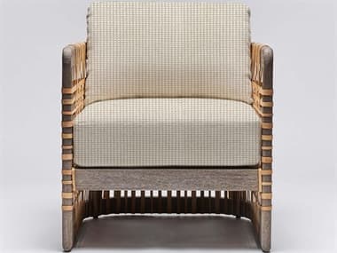Interlude Home Palms 27" Cream Fabric Accent Chair ILW149971111