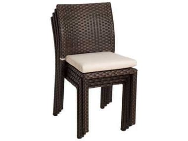 International Home Miami Atlantic Wicker Liberty Dining Side Chair (4 Piece Set) IMPLILIBERSIDE4
