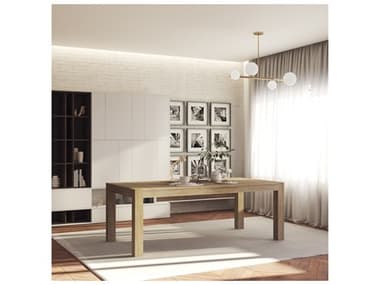 International Home Miami Midtown Concept Hungaria Wire Brushed Wood Driftwood 82.5''W x 41'D Rectangular Dining Table IMSCCOLORADOTABLE