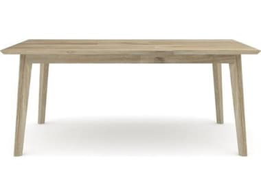 International Home Miami Midtown Concept Bulgaria Wire Brushed Wood Waxed Grey Oak 82.5''W x 41'D Rectangular Dining Table IMSCTORONTOTABLE