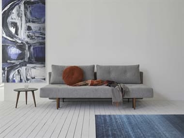 Innovation Recast Plus Melange Light Grey / Dark wood Sofa Bed IV7420505381032