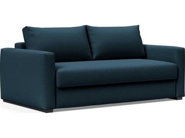 Innovation Cosial 78" Blue Fabric Upholstered Sofa Bed IV95585004020580012