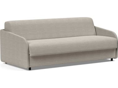 Innovation Eivor Kenya Gravel Sofa Bed with Black Lacquered Oak IV95592160579D014