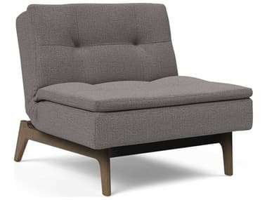 Innovation Dublexo Eik 35" Brown Fabric Accent Chair IV957410514452172