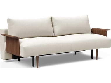 Innovation Frode Boucle Off White / Dark Lacquered Oak Sofa Bed IV95742048020531WOOD