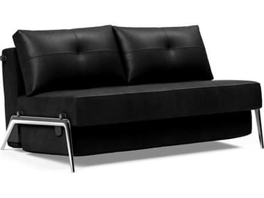 Innovation Cubed 58" Leather Upholstered Sofa Bed IV9574400262