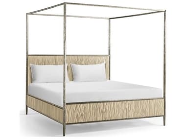 Jonathan Charles Water Natural Dyed Koto Beige Sycamore Wood King Poster Bed JC0011120NLS