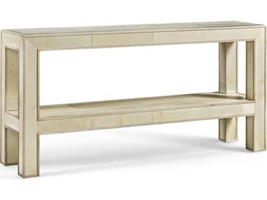 Jonathan Charles Water Hydra Rectangular Wood Parchment Oak Console Table JC0013100PMO