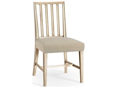 Jonathan Charles Timeless Beech Wood Natural Upholstered Armless Dining Chair JC0032120BLW