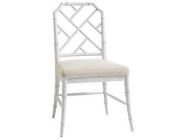 Jonathan Charles Timeless Oak Wood White Fabric Upholstered Side Dining Chair JC0032121CHK