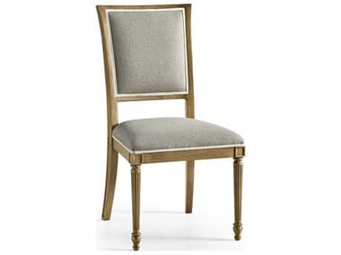 Jonathan Charles Timeless Beech Wood Brown Fabric Upholstered Side Dining Chair JC0032130SBC