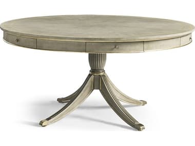 Jonathan Charles Buckingham Round Wood Grey Dining Table JC0032D00PBG