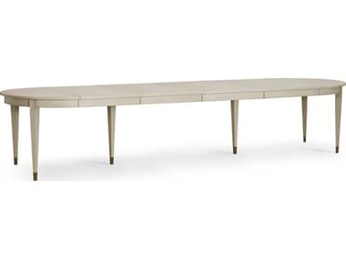 Jonathan Charles Timeless 44-140" Oval Wood London Mist Dining Table JC0032H63LMS