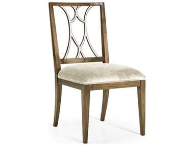 Jonathan Charles Jc Traditional Acacia Wood Brown Upholstered Armless Dining Chair JC0072180MBM