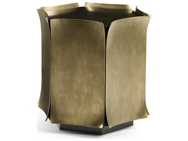 Jonathan Charles Jc Modern Rectangular Metal Satin Brass End Table JC0073AN0SBR