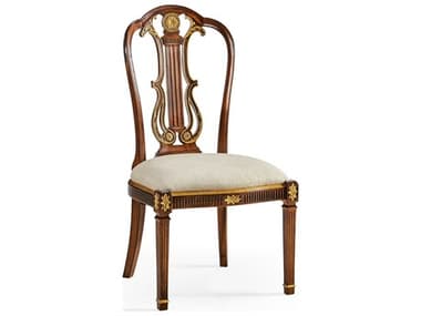 Jonathan Charles Jc Traditional Acacia Wood Brown Upholstered Armless Dining Chair JC492836SCMAHF200