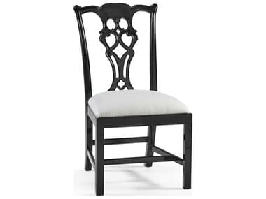 Jonathan Charles Reimagined Painted Formal Black Side Dining Chair JC493330SCBLAF053