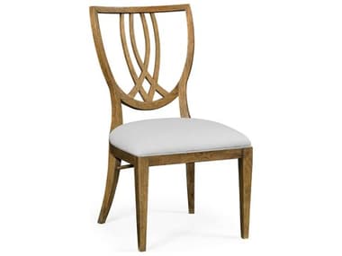 Jonathan Charles Jc Casual Oak Wood Brown Upholstered Armless Dining Chair JC495877SCEBODCOM