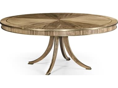 Jonathan Charles Hamilton Round Wood Amber Matte Dining Table JC49600072DPGA