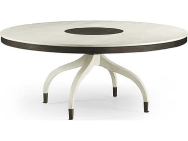 Jonathan Charles Reimagined Country White Oak 71'' Wide Round Dining Table JC49603472DCWO