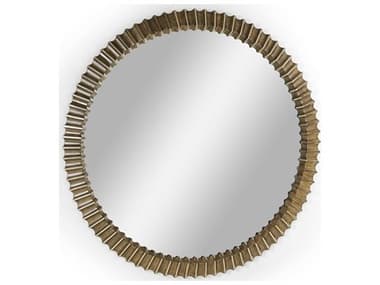 Jonathan Charles Gatsby Autumn Walnut Wall Mirror Round JC50021748DWAT