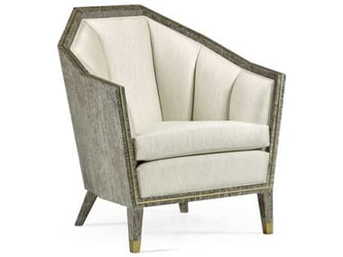 Jonathan Charles Geometric Beige Fabric Accent Chair JC50027132LDFOF300