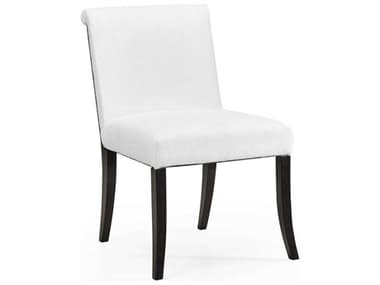 Jonathan Charles Geometric Oak Wood Dark Mocha Upholstered Armless Dining Chair JC500289SCMAODCOM