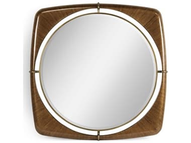 Jonathan Charles Toulouse Walnut Wall Mirror JC50036052DWTL