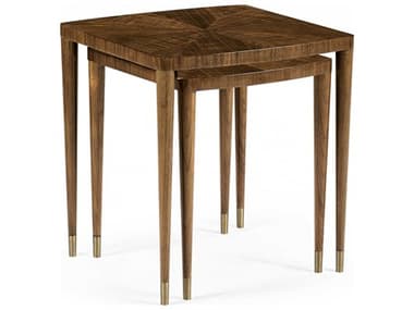 Jonathan Charles Toulouse 22" Square Wood Walnut End Table JC500364WTL