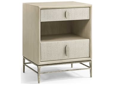 Jonathan Charles Water Clapotis 2-Drawers Beige Oak Wood Nightstand JC500424DPC24L