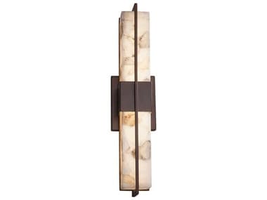 Justice Design Group Alabaster Rocks LED Wall Sconce JDALR9051