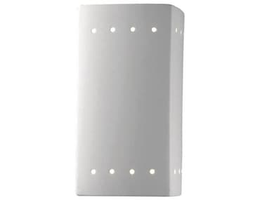 Justice Design Group Ambiance 1 - Light 5'' Outdoor Wall Light with Perfs (Closed Top) JDCER0920W