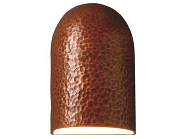 Justice Design Group Ambiance 9" Tall 1-Light Bronze Wall Sconce JDCER0970