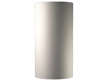 Justice Design Group Ambiance 21" Tall 1-Light White Wall Sconce JDCER1160