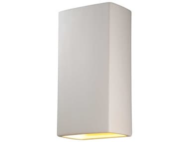 Justice Design Group Ambiance 21" Tall 2-Light White Wall Sconce JDCER1175